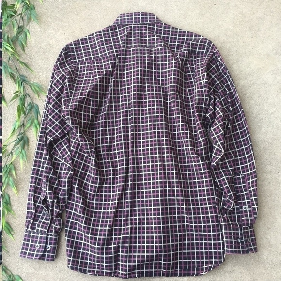 Burberry Plaid Button Down Shirt Mens Small - Picture 6 of 6